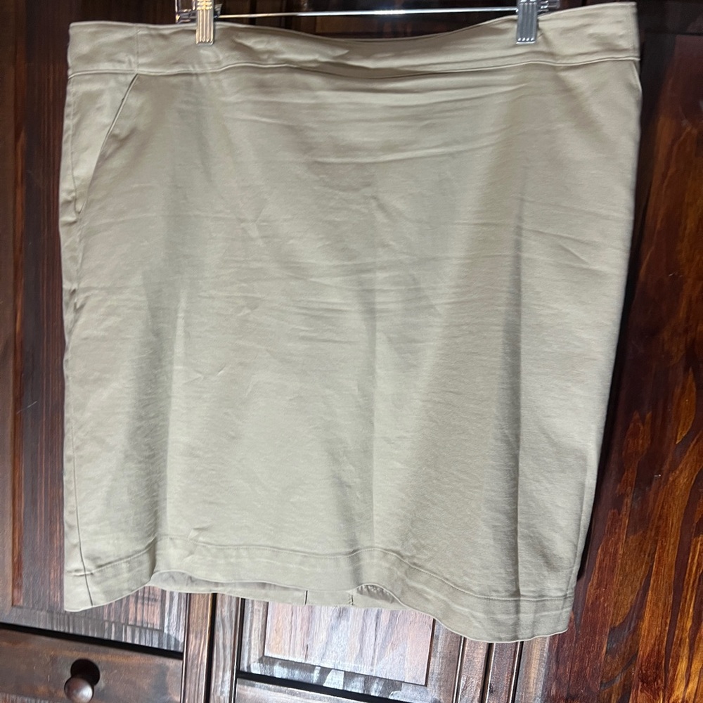 Merona Beige Stretch‎ Skirt 20W